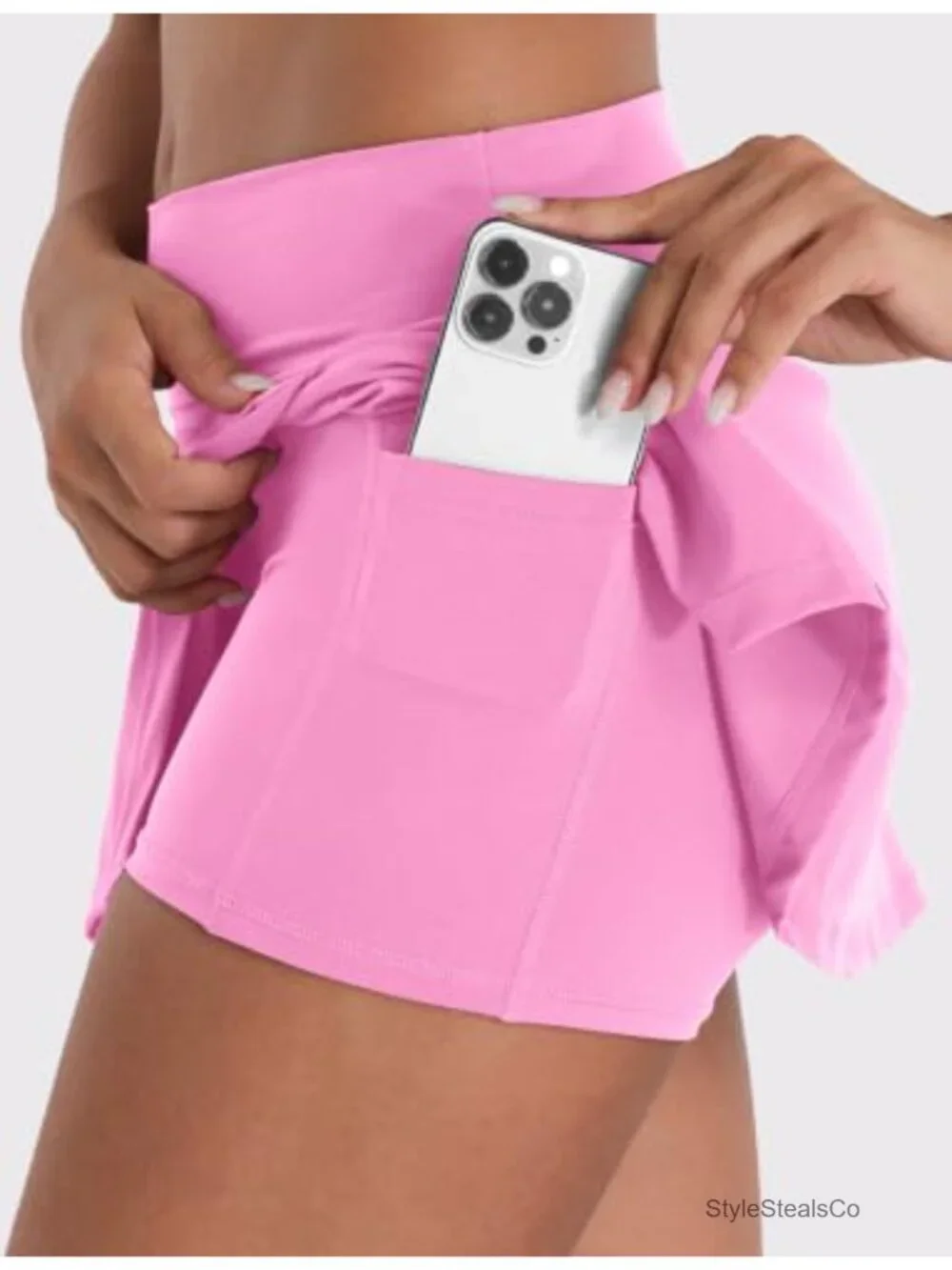 Women's Mini Skort with Pockets Athletic Tennis Skirt Workout A-Line